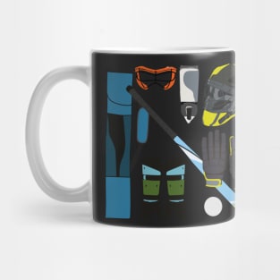 Field Hockey Accessories Stickers Mug